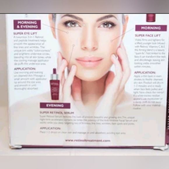 3 pc Retinol Skincare set. Damaged box discount. - Picture 4 of 6